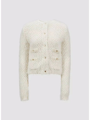 CARDIGAN IMBOTTITO IN LANA, 034, small