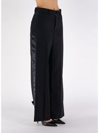 PANTALONE CHALK STRIPE, 001 BLACK, small