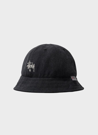 CAPPELLO THINSULATE CANVAS BELL HAT, BLACK, small