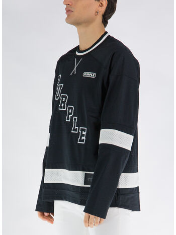 MAGLIA ML MESH JERSEY TEAM, BLACK, small