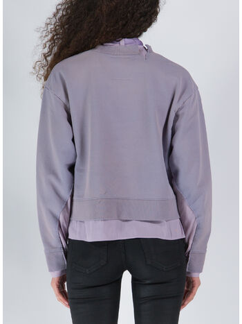 PULLOVER LAYERED, PURPLE, small