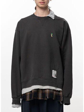PULLOVER TRIPLE LAYERED, BLACK, small
