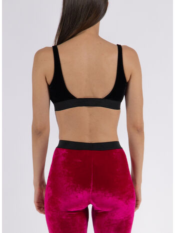 BRALETTE IN VELLUTO STRETCH, LB999 BLACK, small