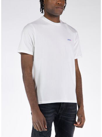 T-SHIRT GIROCOLLO, 502W WHITE, small