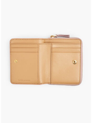 PORTAFOGLIO THE LEATHER MINI COMPACT, 624 ROSE, small