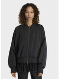GIACCA LAYERED BOMBER, BLACK, thumb