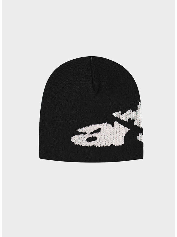 CAPPELLO IN MAGLIA  RIPPED ARTE SIDE, 1 BLACK, medium