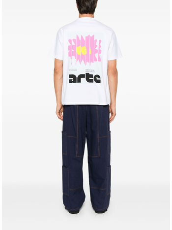 T-SHIRT FLOWERS POSTER ANTWERP, WHITE, small