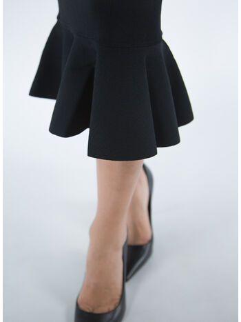 ABITO RUFFLED HEM, 999 BLACK, small