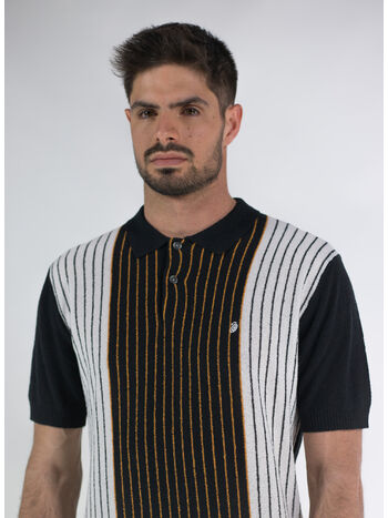 POLO TEXTURED, BSTR BLACK STRIPE, small