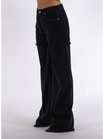 JEANS PALAZZO DARK DENIM, 961, small