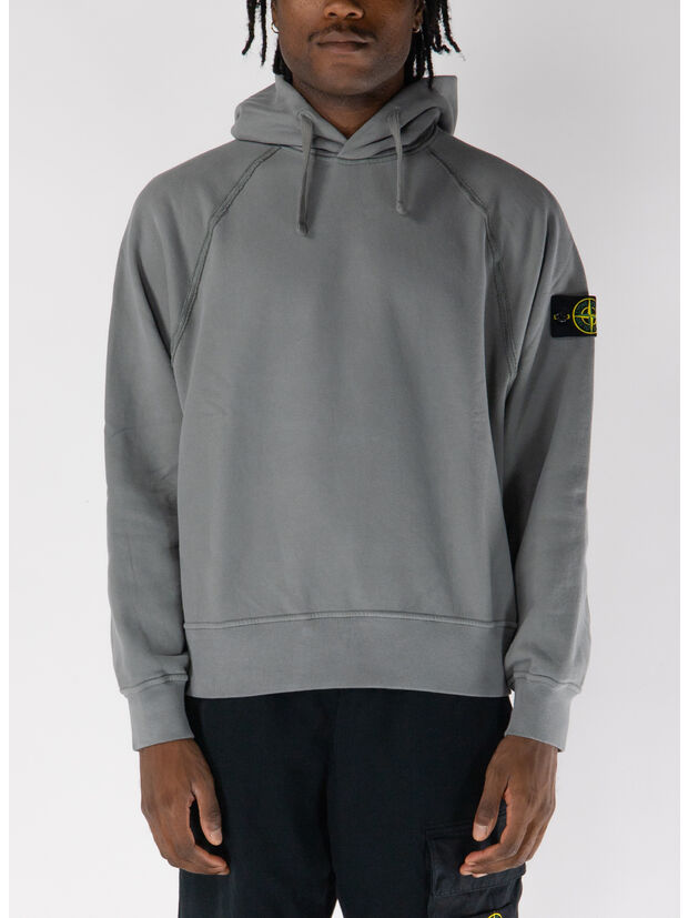 FELPA HOODIE BRUSHED ORGANIC COTTON FLEECE, V006B CEMENT, large