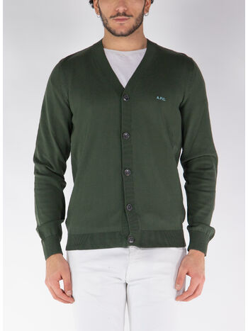 CARDIGAN CURTIS, JAC MILITARY KHAKI, small