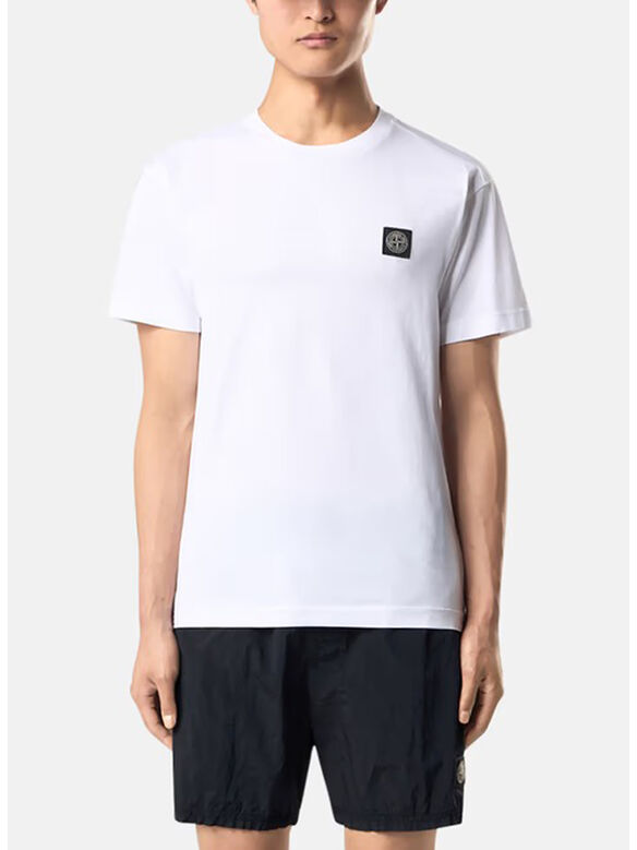 T-SHIRT 60/2 COTTON JERSEY, V0001 WHITE, medium