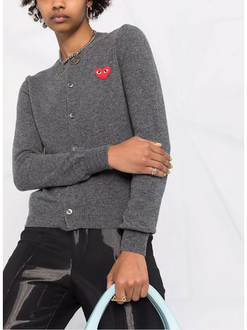CARDIGAN CON CUORE, , small