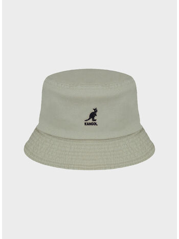 CAPPELLO WASHED BUCKET UNISEX, KH262 KHAKI, small