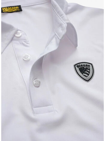 POLO TRASPIRANTE KEMP, 100 BIANCO OTTICO, small