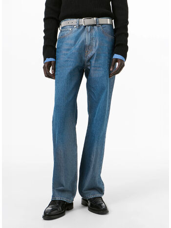 JEANS THIRD CUT, ELECTRIC BLUE WASH, small