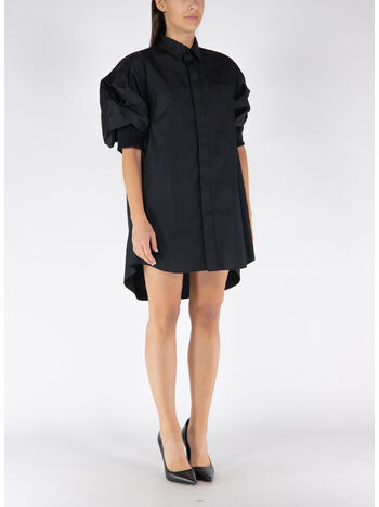 ABITO COTTON POPLIN X NYLON TWILL, 001 BLACK, small