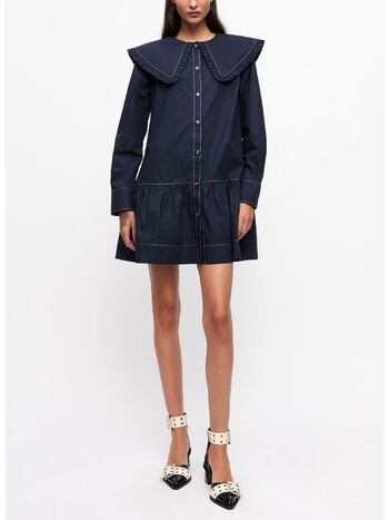 ABITO MINI CON COLLETTO OVERSIZE, , small