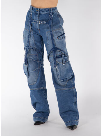 JEANS CARGO OVER, 4500 VINTAGE BLUE, small