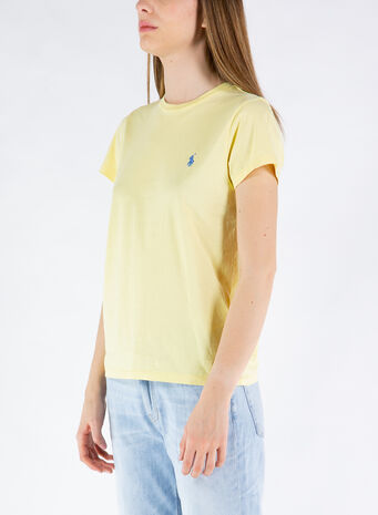 T-SHIRT BASIC LOGO, 044WICKETYELLOW, small