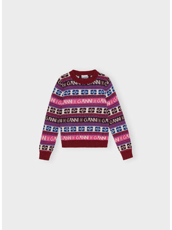 MAGLIONE LOGO MIX, 999 MULTICOLOR, small