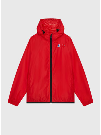 GIUBBOTTO K-WAY HOODIE FULL ZIP, RED, small