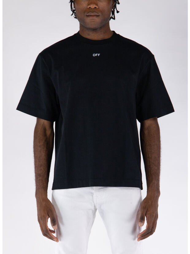 T-SHIRT DBL MOON ARROW SKATE, 1001 BLACK WHITE, large