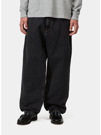 PANTALONE AARON, 8906 Black, stone washed, small