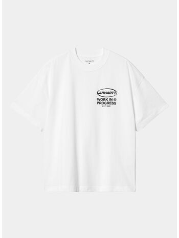 T-SHIRT S/S BODY OF WORK, 00AXX WHITE/BLACK, small