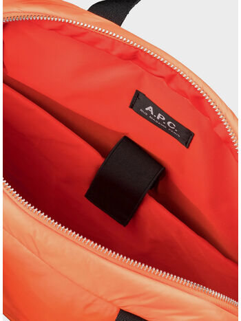 BORSA TOTE PUFFY, EAA ORANGE, small