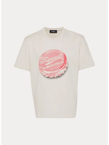 T-SHIRT REGULAR FIT TEE, 800 MASTIC BEIGE, small