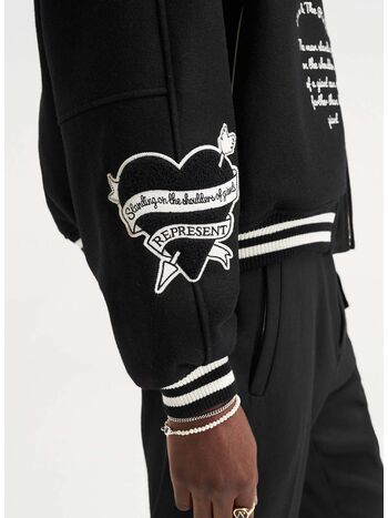 GIACCA VARSITY CHERUB, 01 JET BLACK, small