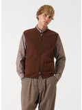 GILET ZIP WAISTCOAT, CACAO, thumb
