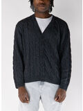 CARDIGAN CARTER, 89GD BLACK GARMENT DYED, thumb