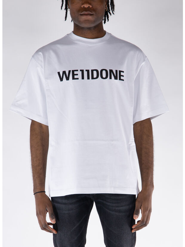 T-SHIRT CLASSIC LOGO, WHITE, large