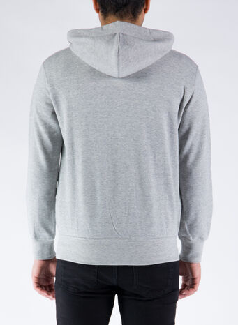 FELPA PLAY ZIPPED HOODED, GREY, small