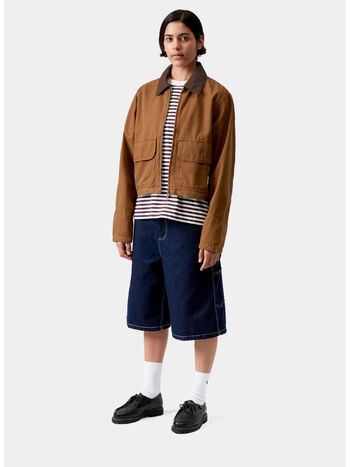 GIACCA PRESCOTT, 00SGD Hamilton Brown / Tobacco, garment dyed, small