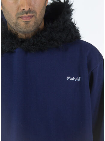 FELPA HOODIE CON LOGO, 00B80 INK, small