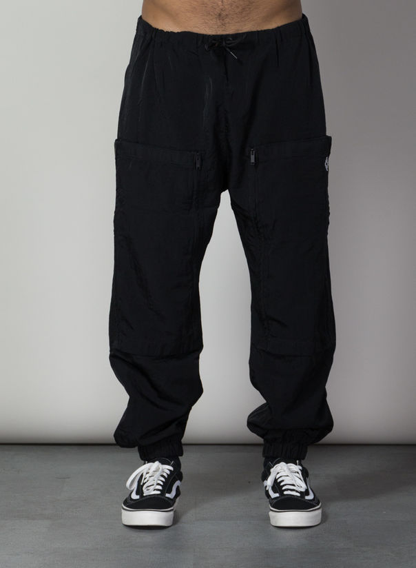PANTALONE CROSS POCKET, BLACK/WHITE, large