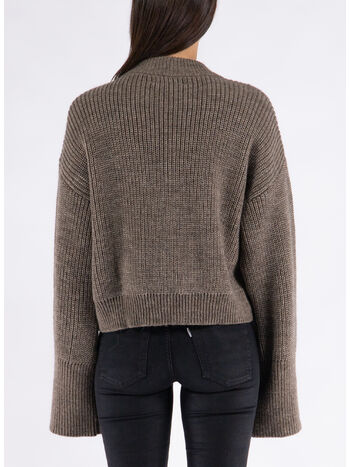PULLOVER HUDSON KNIT ROUNDNECK, ROCK, small
