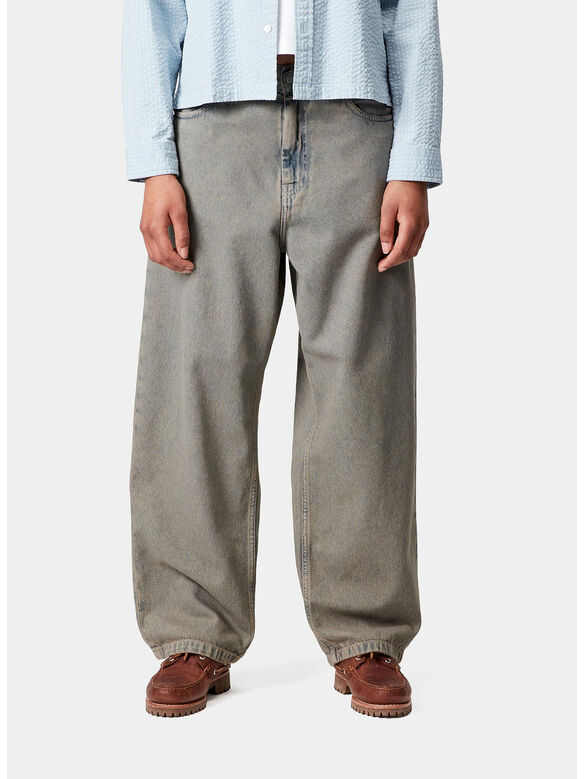 PANTALONE BRANDON, 3FUGD BLUE/LEATHER GARMENT DYED, medium
