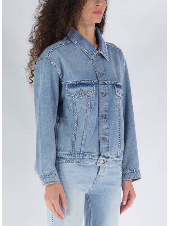 GIACCA CRYSTALLIZED DENIM, , small