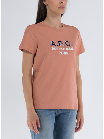 T-SHIRT APC MADAME, FAD  ROSE POUDRE, small