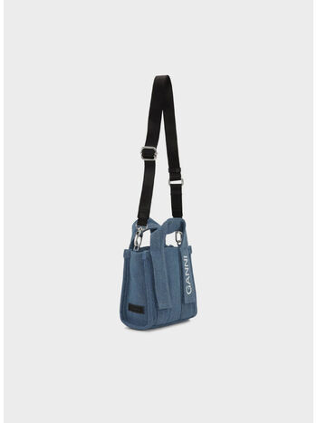 BORSA RECYCLED TECH MINI TOTE, 630 DENIM, small