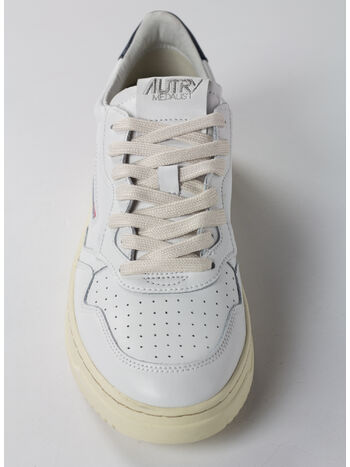SCARPA LOW IN PELLE BIANCO, LL12 WHITENAVY, small