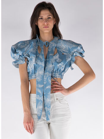 TOP FOOTBALL HEART, K203 BLUE CORAL, small