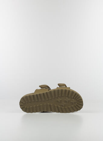 SANDALO PLATFORM DOPPIO CINTURINO PERNI 11 MUD, 4199CAFE, small