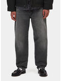 JEANS NEWEL, 897X Black, marble used wash, thumb
